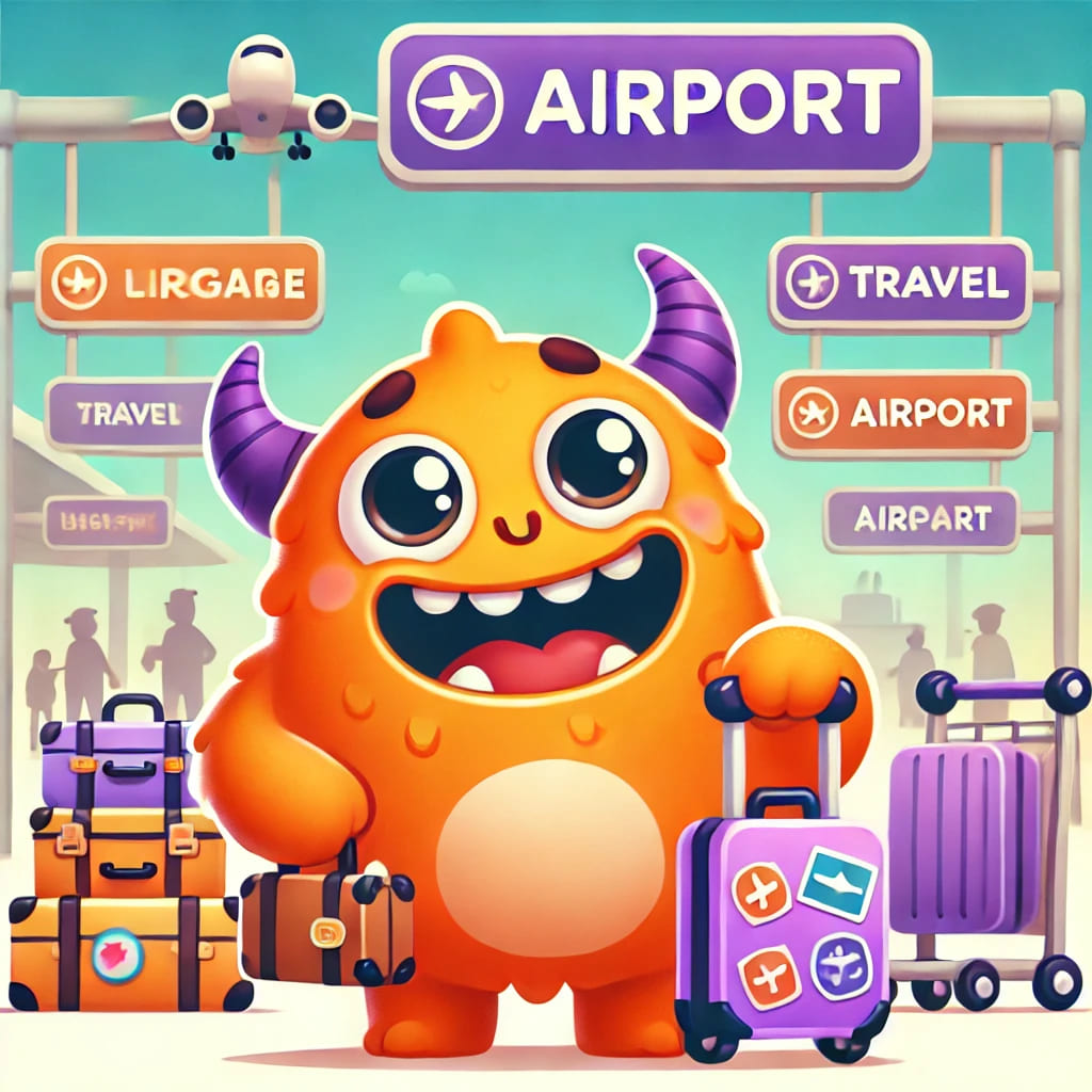 monster at the airport